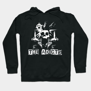 adicts skeleton punk Hoodie